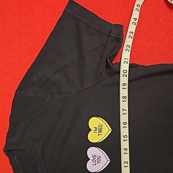 Conversation heart graphic tee Bella Canvas Lg. Valentine's Seasonal cupid - Picture 6 of 6